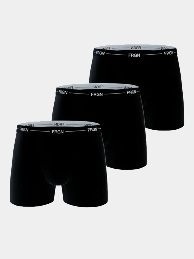 Pack de 3 boxers en coton noir homme - Freegun
