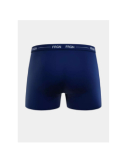 Pack de 3 boxers en coton bleu noir et gris homme - Freegun