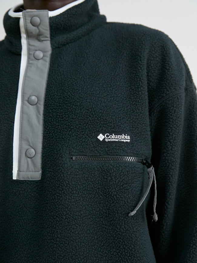 Sweat polaire streetwear helvetia noir homme - Columbia