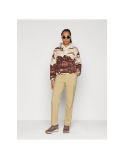 Polaire sherpa courte imprimé helvetia rose femme - Columbia