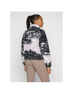 Polaire sherpa courte imprimé helvetia violet femme - Columbia