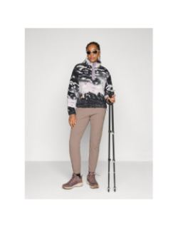 Polaire sherpa courte imprimé helvetia violet femme - Columbia