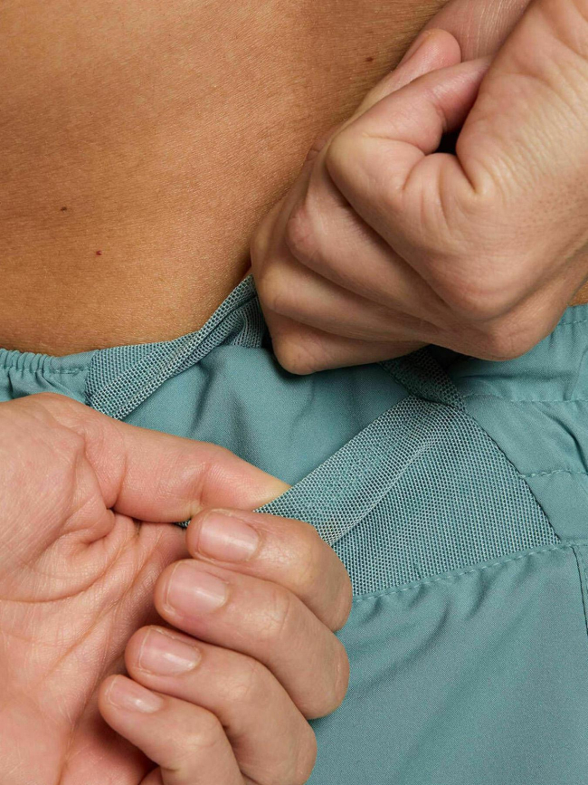 Short de sport one 2-en-1 taille haute vert femme - Nike