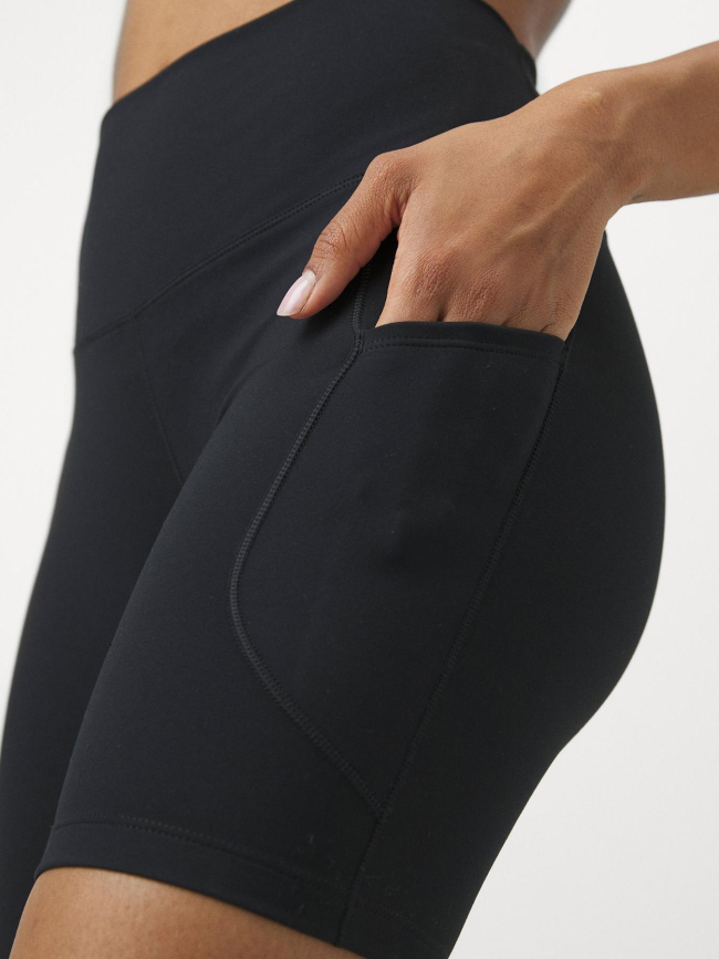 Short cycliste taille haute avec poches noir femme - Nike