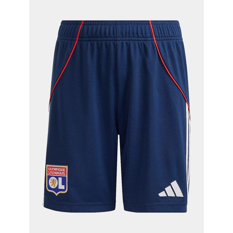 Short de football extérieur ol 25/26 bleu marine - Adidas