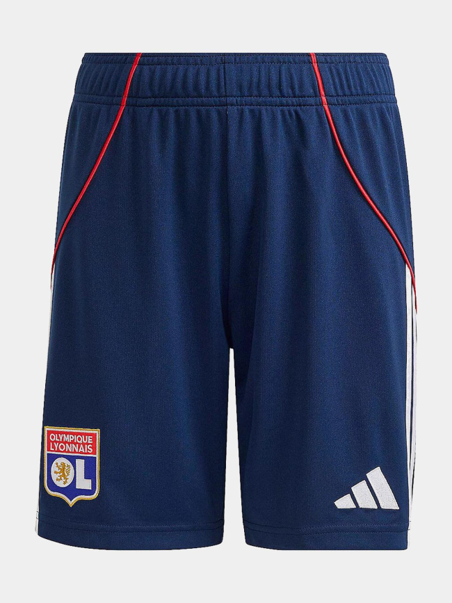Short de football extérieur ol 25/26 bleu marine - Adidas