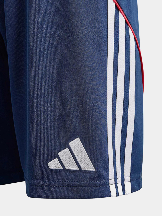 Short de football extérieur ol 25/26 bleu marine - Adidas