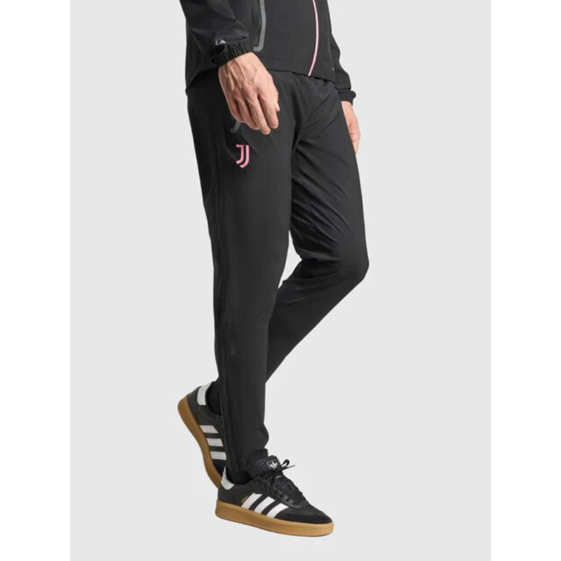 Pantalon de voyage juventus tiro 25 vis tech noir homme - Adidas