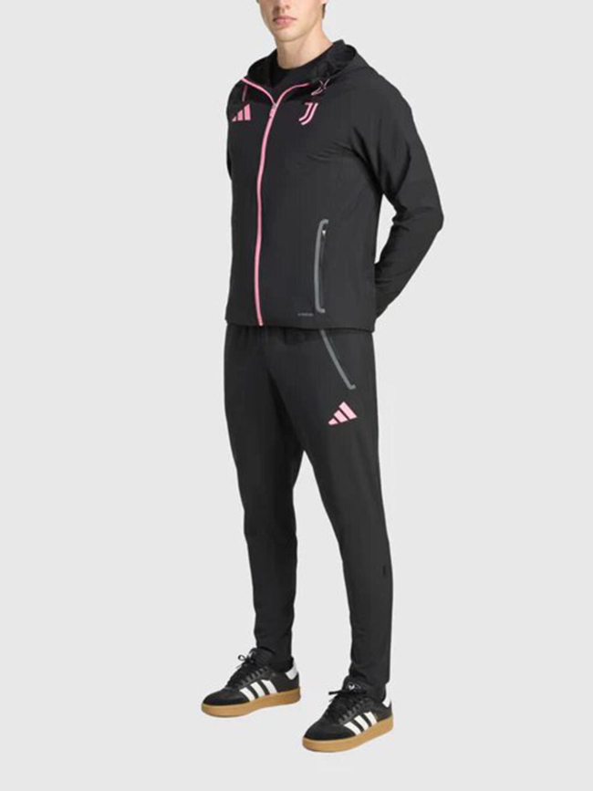 Pantalon de voyage juventus tiro 25 vis tech noir homme - Adidas