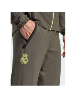 Pantalon de voyage real madrid tiro 25 vert homme - Adidas