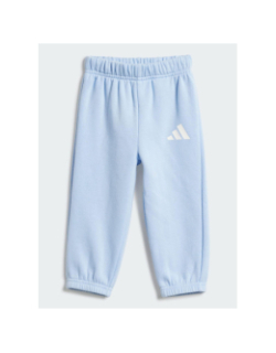 Ensemble sweat à capuche zippé et jogging bleu bébé - Adidas