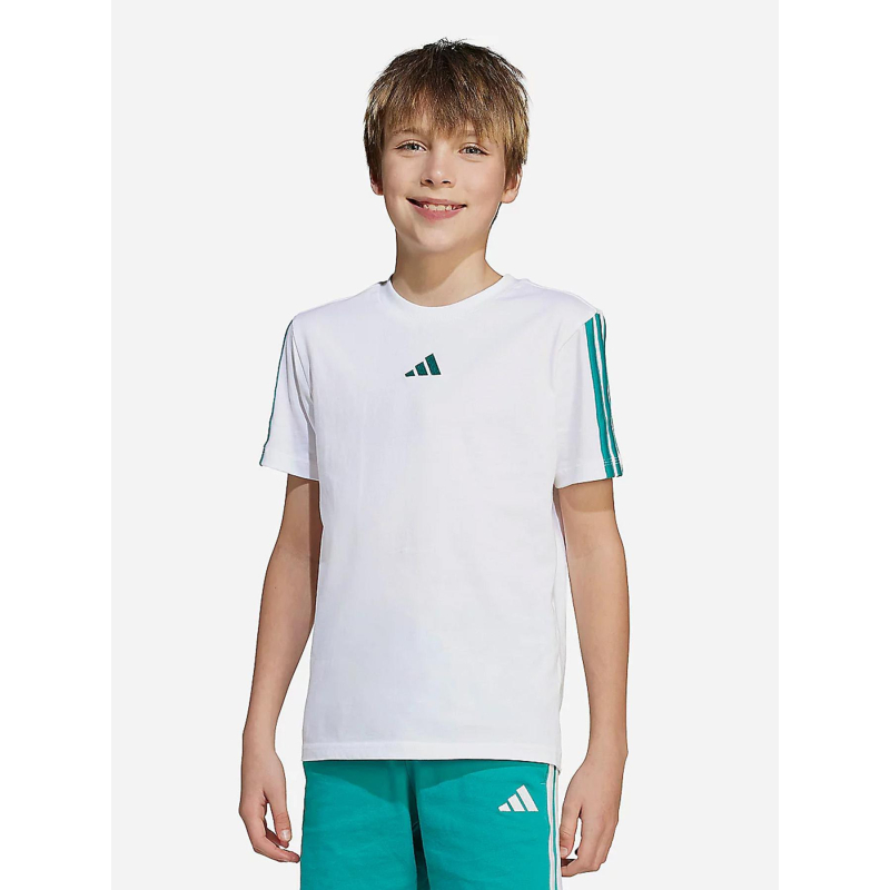 T-shirt à manches courtes js tee 160 blanc enfant - Adidas
