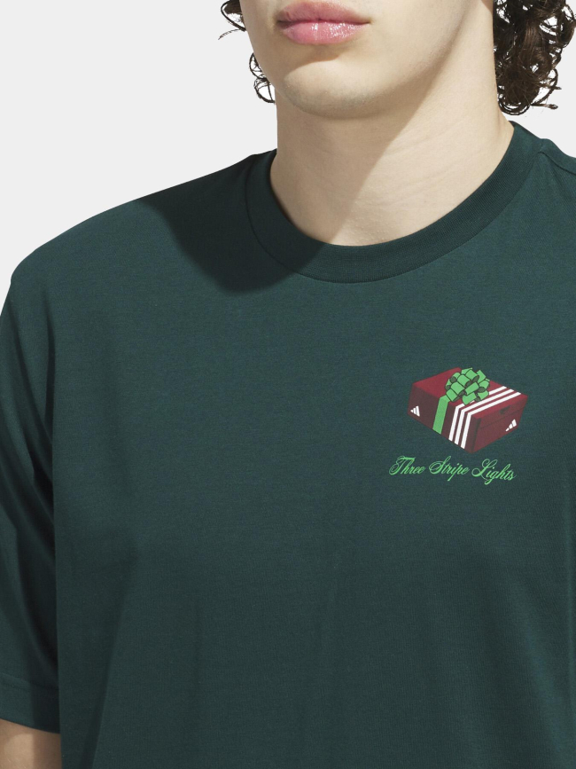 T-shirt à manches courtes giftbox vert homme - Adidas