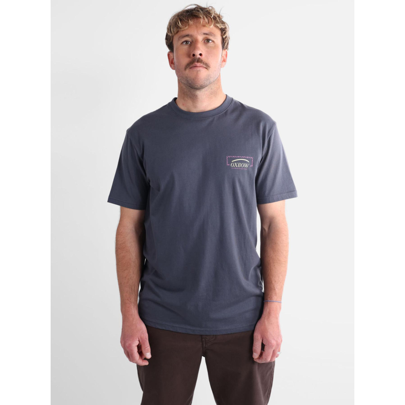 T-shirt à manches courtes summit gris homme - Oxbow