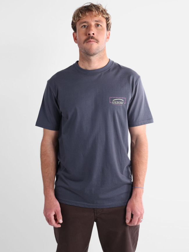 T-shirt à manches courtes summit gris homme - Oxbow