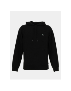 Sweat à capuche logo noir homme - Lacoste
