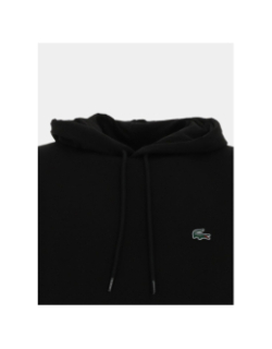 Sweat à capuche logo noir homme - Lacoste