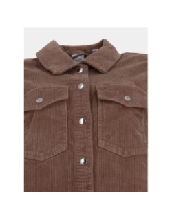 Robe courte en velours côtelé vmfenja marron femme - Vero Moda