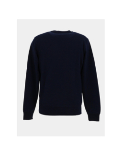Sweat à col rond uni bleu marine homme - Lacoste