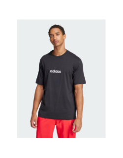 T-shirt à manches courtes m lin sj t noir homme - Adidas