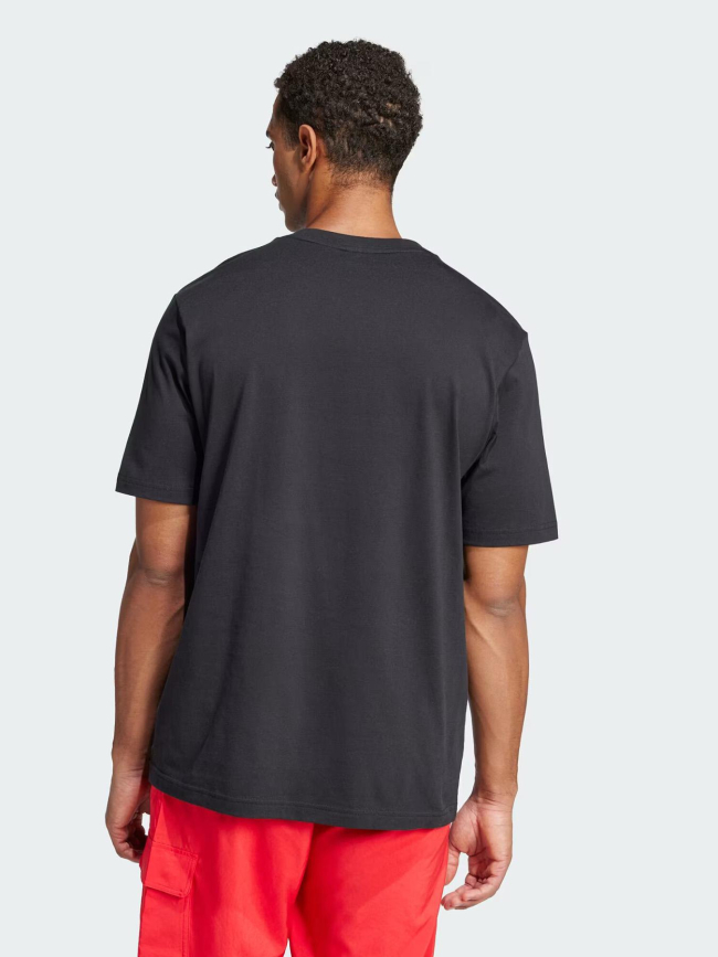 T-shirt à manches courtes m lin sj t noir homme - Adidas