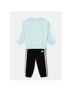 Ensemble sweat et jogging i 3s ft jog 240 bleu noir bébé - Adidas