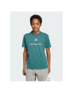 T-shirt à manches courtes b sj t vert enfant - Adidas