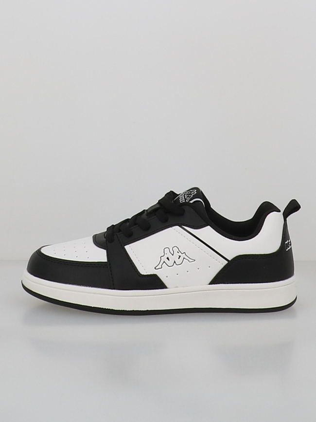 Baskets logo shay blanc noir enfant - Kappa