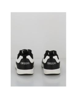 Baskets à scratch logo shay blanc noir enfant - Kappa
