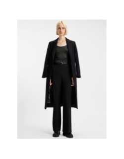 Top manches longues pailleté sunessiny noir femme - Hugo