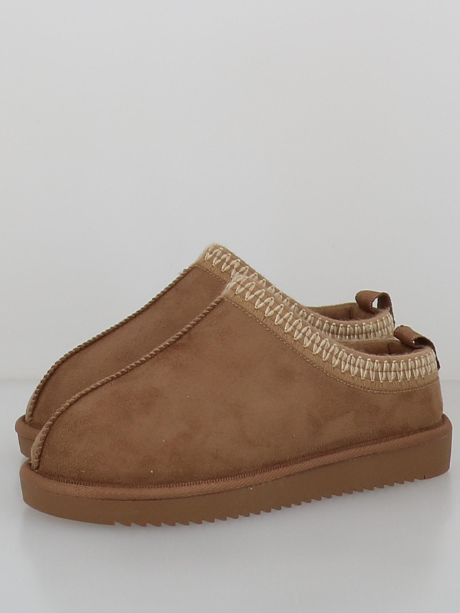 Mules fourrées onlstella beige femme - Only