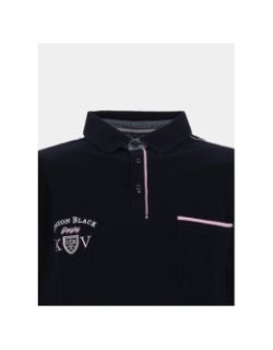 Polo à manches longues master bleu marine homme - Union Black