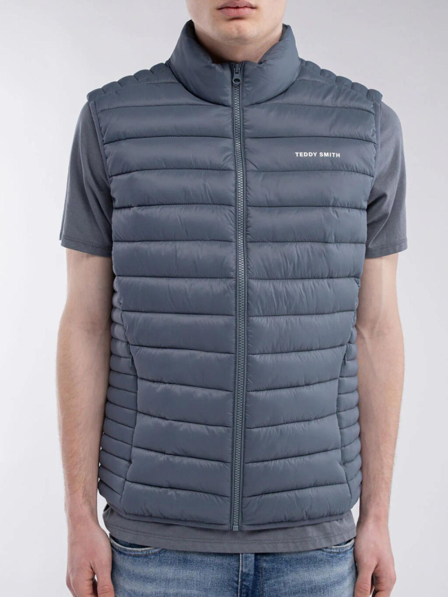Doudoune sans manche terry storm gris homme - Teddy Smith