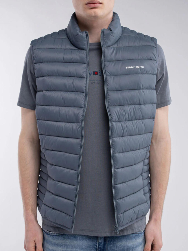 Doudoune sans manche terry storm gris homme - Teddy Smith