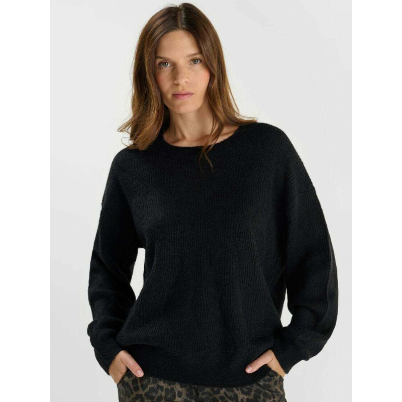Pull zelena noir femme - Le Temps Des Cerises