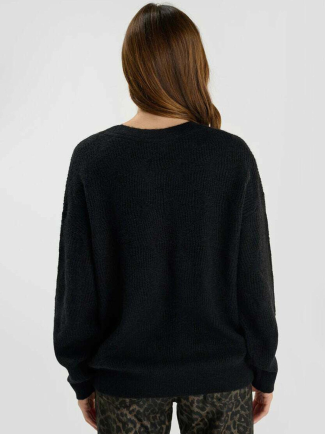 Pull zelena noir femme - Le Temps Des Cerises