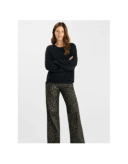 Pull zelena noir femme - Le Temps Des Cerises