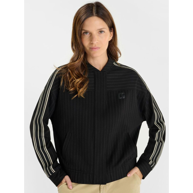 Veste rayée olivia noir femme - Le Temps Des Cerises