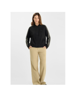 Veste rayée olivia noir femme - Le Temps Des Cerises