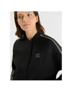 Veste rayée olivia noir femme - Le Temps Des Cerises