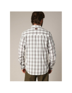 Chemise à carreaux pieter gris homme - Deeluxe