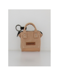 Porte clés pico velvet luxor beige - Cabaïa