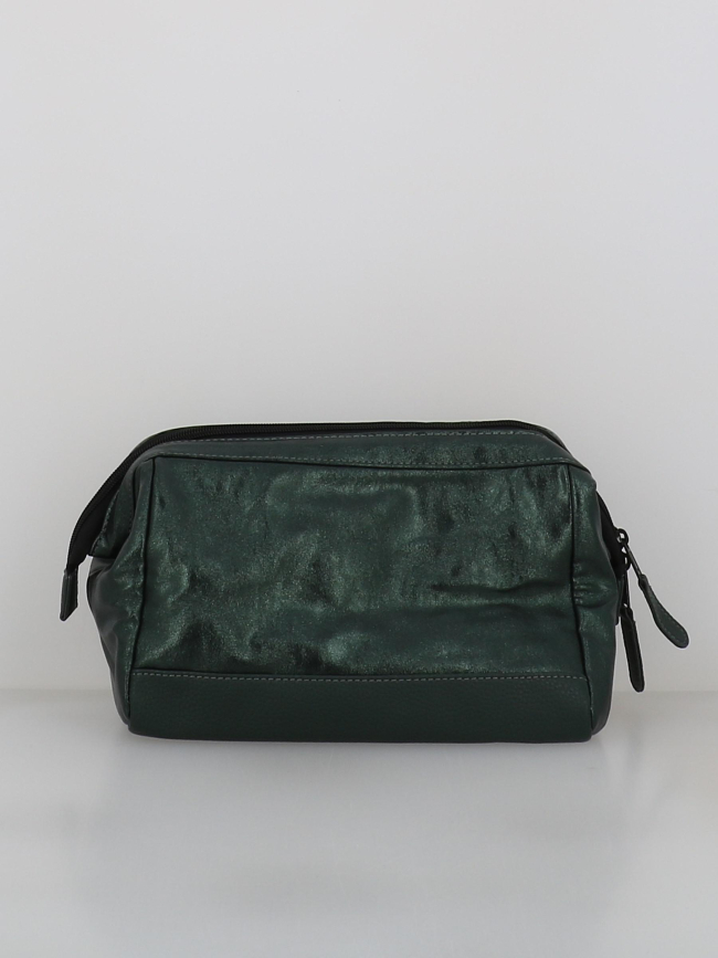 Trousse de toilette lucerne métallisé vert - Cabaïa