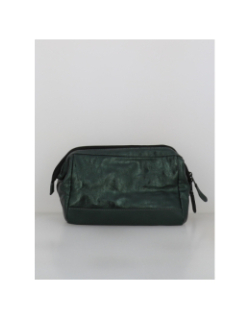 Trousse de toilette lucerne métallisé vert - Cabaïa
