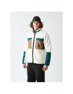 Veste polaire zippée pemberton blanche homme - Picture
