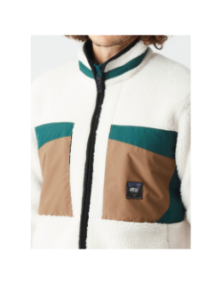 Veste polaire zippée pemberton blanche homme - Picture