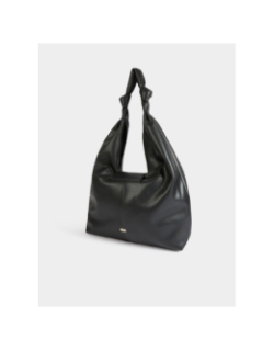 Sac demi-lune à noeuds noir femme - Morgan