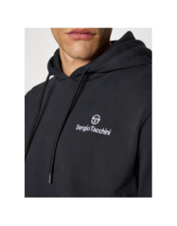 Sweat à capuche lobby noir homme - Sergio Tacchini