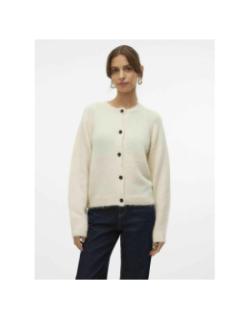 Gilet cardigan court novah blanc femme - Vero Moda