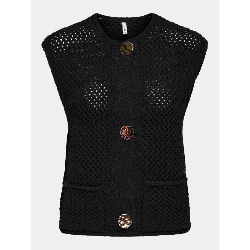 Gilet sans manche solene noir femme - Only